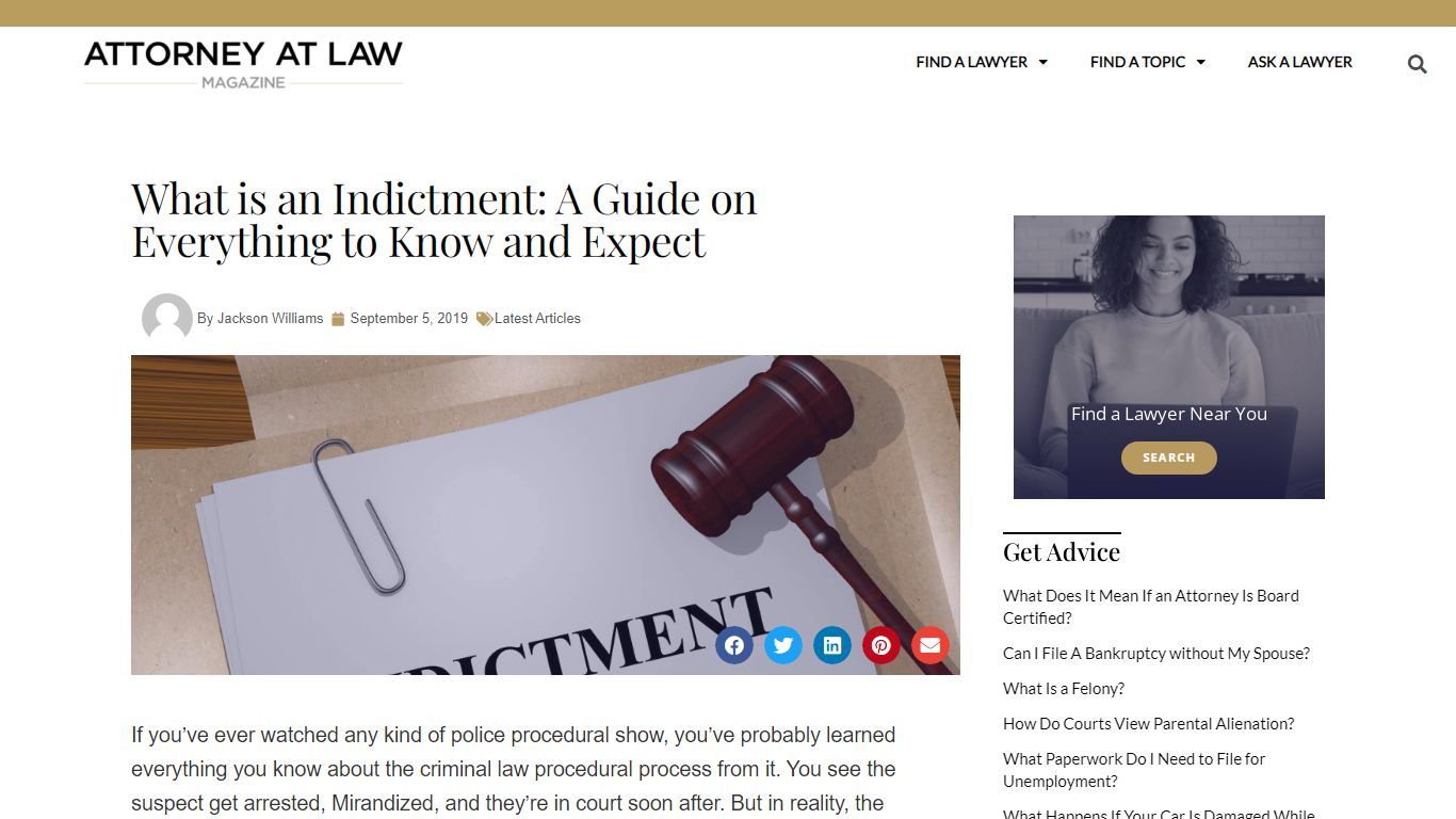 What is an Indictment: A Guide on Everything to Know and Expect